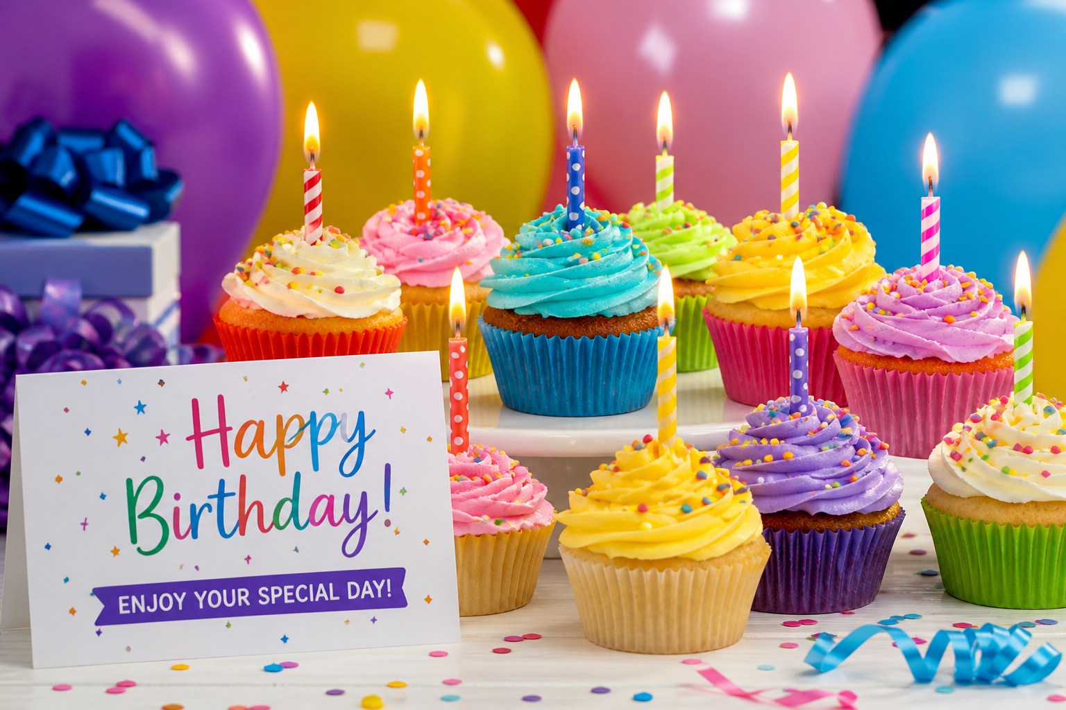 Birthday Cupcake Offer mailer