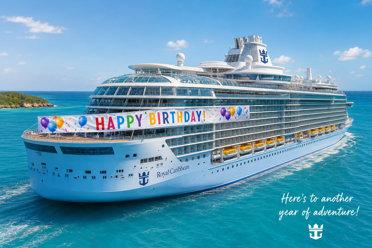 Royal Caribbean Birthday Cruise mailer