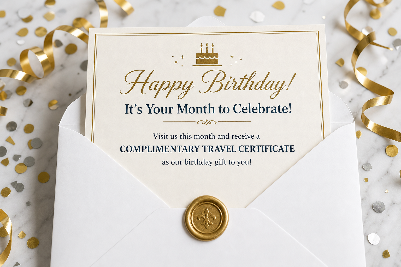 Standard Direct Mail Birthday Package